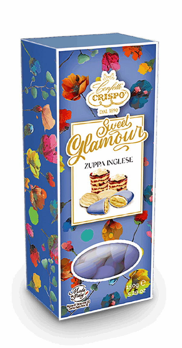 Crispo Sweet Glamour Confetti alla Mandorla al Gusto Zuppa Inglese 150g