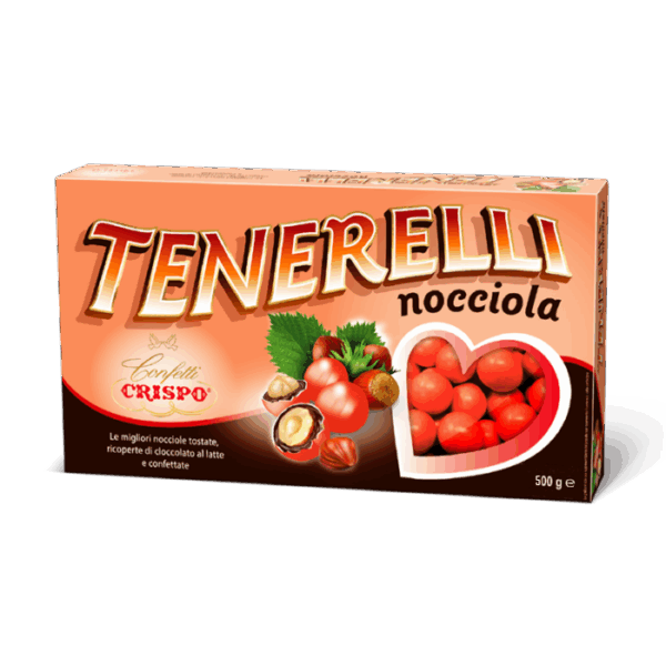 Crispo Tenerelli Confetti Rossi con Nocciola 500g