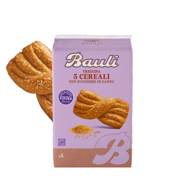 Bauli Treccina ai 5 Cereali Merendina con Zucchero di Canna 210g - immagine 2