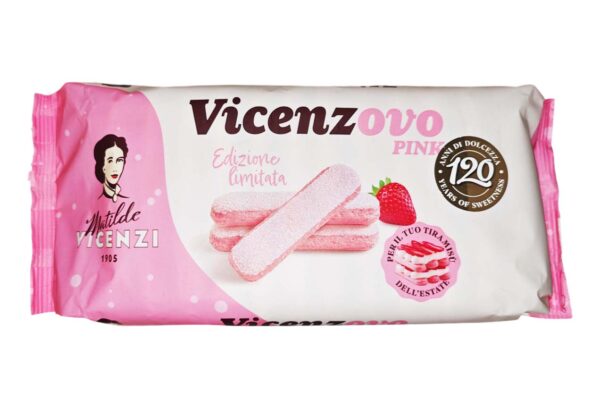 Vicenzi Vicenzovo Pink Savoiardi alla Fragola 200g - immagine 2