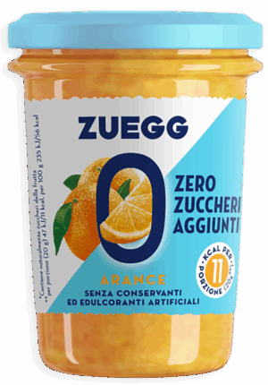 Zuegg Marmellata alle Arance Zero Zuccheri Aggiunti 220g