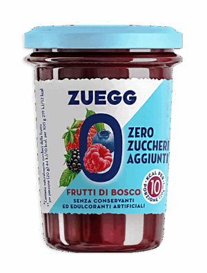 Zuegg Marmellata ai Frutti di Bosco Zero Zuccheri Aggiunti 220g