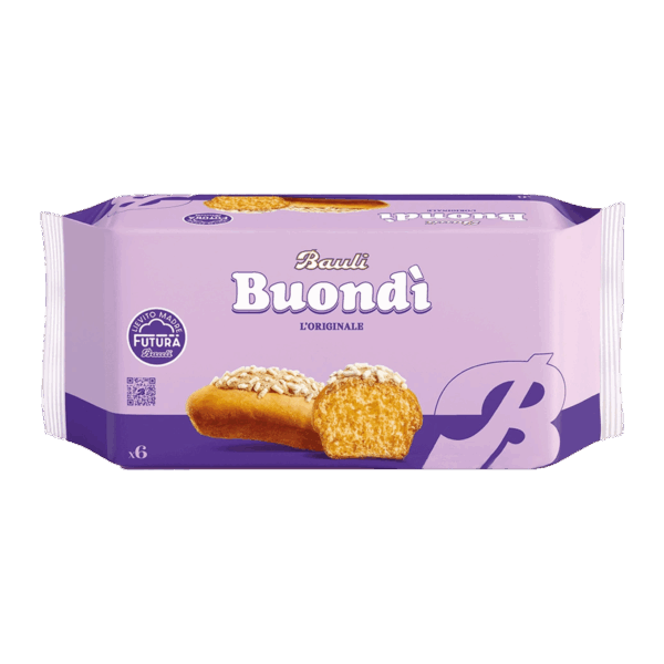BauIi Buondì Originale Brioche a Lievitazione Naturale con Glassa Senza Lattosio 198g
