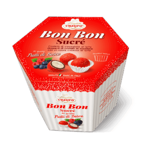 Crispo Bon Bon Sucrè Confetti al Cioccolato Gusto Frutti di Bosco 500g