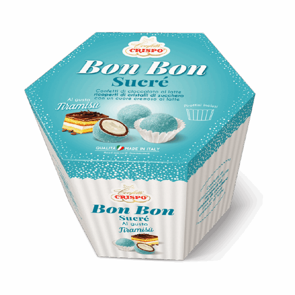 Crispo Bon Bon Sucrè Confetti al Cioccolato Gusto Tiramisù 500g