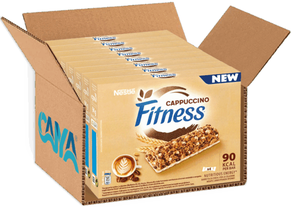 Nestle Fitness Barrette di Cereali Gusto Cappuccino 94g box