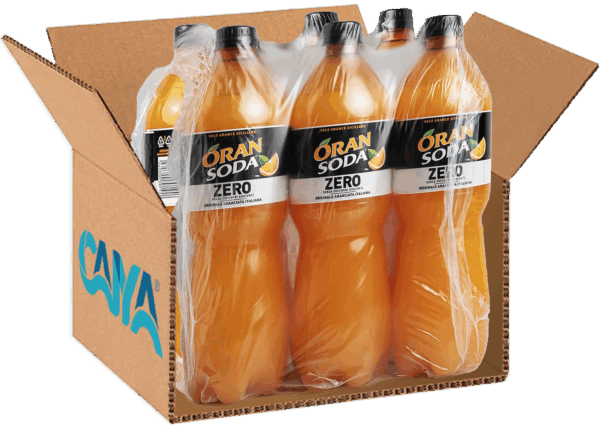 Oransoda Zero Bibita Analcolica al Succo di Arancia 1L - immagine 2