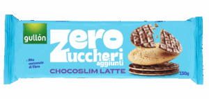 Gullon ChocoSlim Latte Biscotti Zero Zuccheri Aggiunti 150g