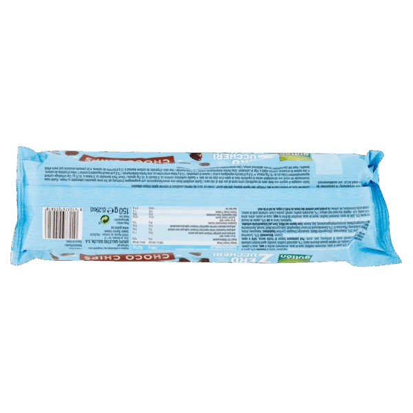 Gullon Biscotti Choco Chips con Gocce di Cioccolato Zero Zuccheri 150g