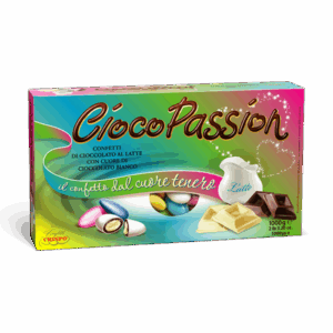 Crispo CiocoPassion Confetti Colorati Cioccolato al Latte e Bianco Senza Glutine 1Kg