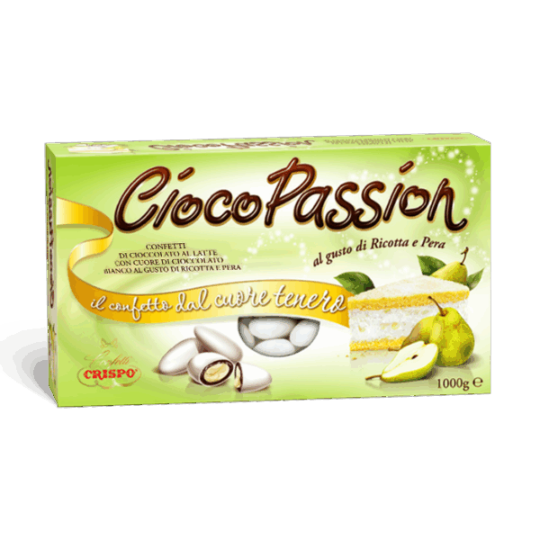 Crispo CiocoPassion Confetti Gusto Ricotta e Pera con Cioccolato al Latte 1kg