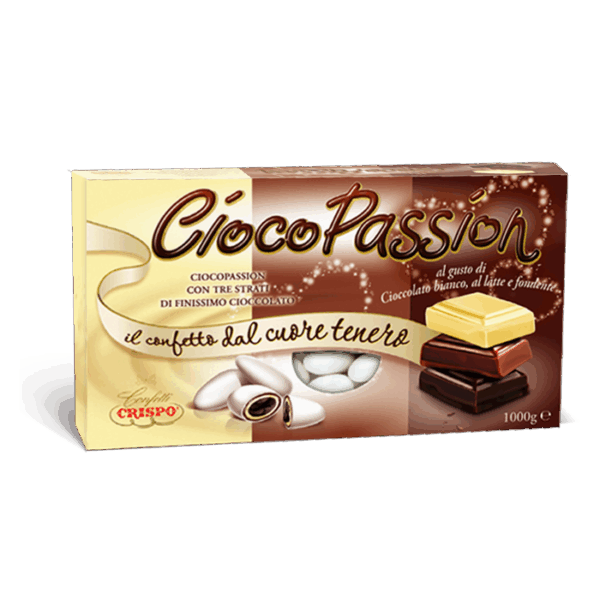 Crispo CiocoPassion Confetti Bianchi Gusto Triplo Cioccolato 1kg
