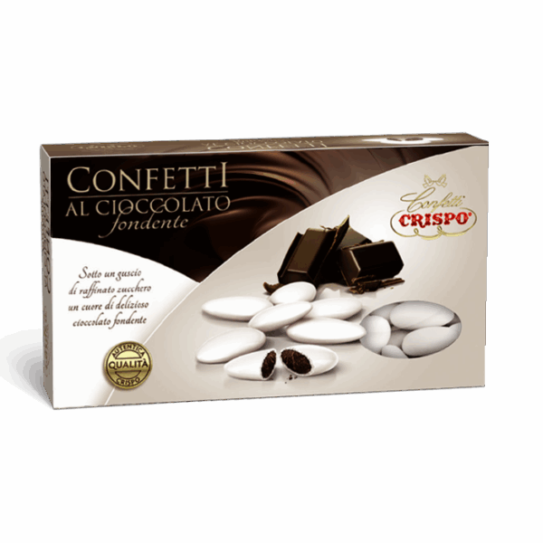 Crispo Confetti BIANCHI al Cioccolato Fondente 1kg