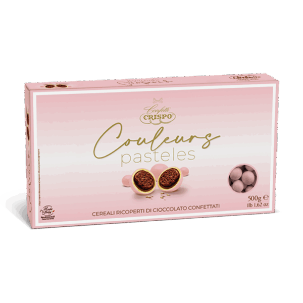 Crispo Confetti Couleurs Pasteles Nude Cereali Ricoperti di Cioccolato 500g