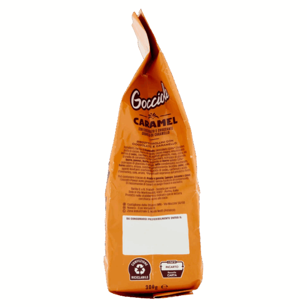 Gocciole Caramel Biscotti con Cioccolato e Granella di Caramello 300g - immagine 5