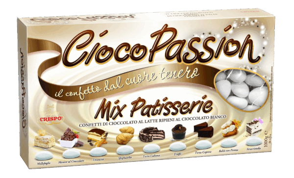 Crispo CiocoPassion Confetti Mix Patisserie Cioccolato al Latte Gusti Assortiti 1kg