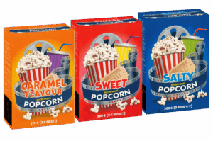 PopCorn Microwave TRIS Sweet, Salt e Salted Caramel 90g