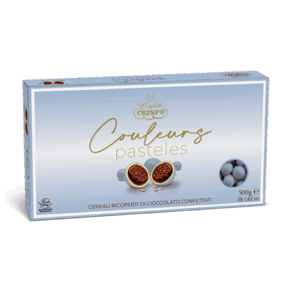 Crispo Confetti Couleurs Pasteles Carta da Zucchero Cereali Ricoperti di Cioccolato 500g