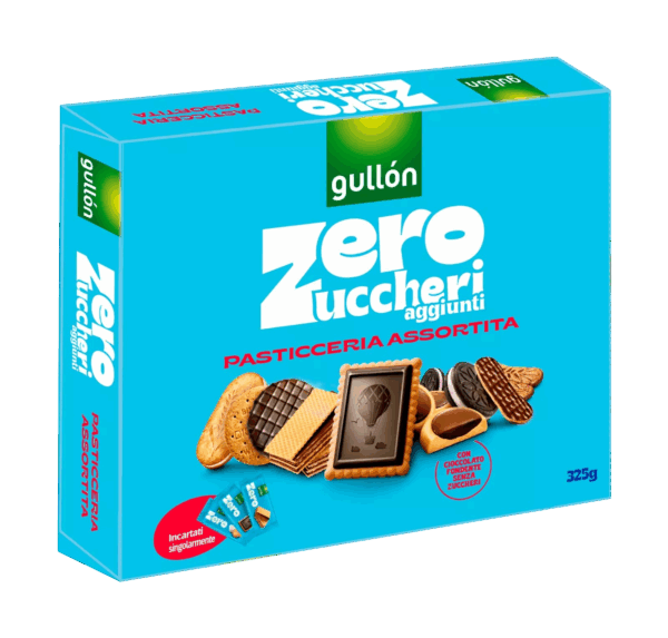 Gullon Pasticceria Assortita Biscotti Zero Zuccheri 325g