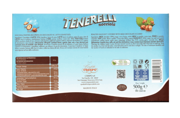 Crispo Tenerelli Confetti Celesti con Nocciola 500g - immagine 2