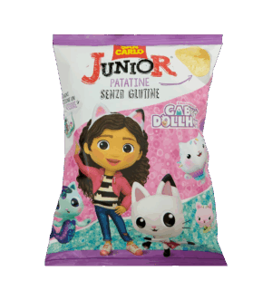 San Carlo Junior Patatine Gabby's Dollhouse con Sorpresa "Mini Visore" 30g