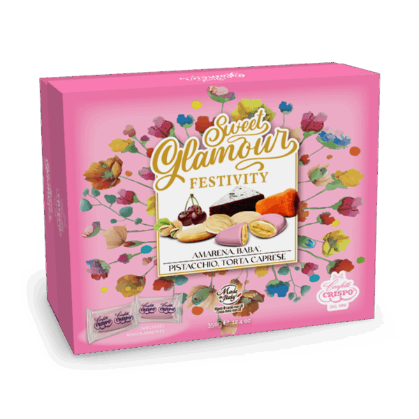 Crispo Sweet Glamour Confetti Rosa 4 Gusti 350g