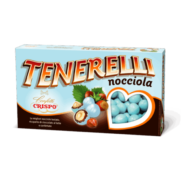 Crispo Tenerelli Confetti Celesti con Nocciola Senza Glutine 1Kg