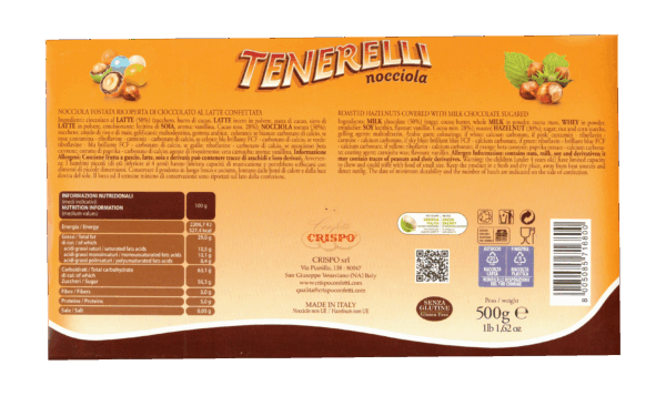 Crispo Tenerelli Confetti Colorati con Nocciola 500g - immagine 2