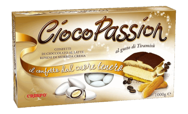Crispo CiocoPassion Confetti Tiramisù con Cioccolato al Latte 1kg