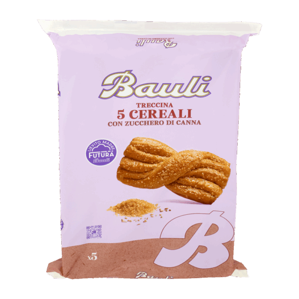 Bauli Treccina ai 5 Cereali Merendina con Zucchero di Canna 210g - immagine 4