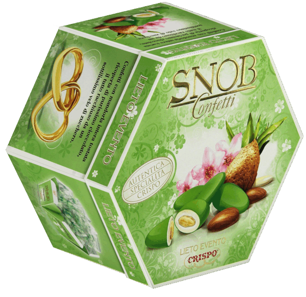 Crispo Snob Lieto Evento Confetti Verdi 6 Gusti 500g