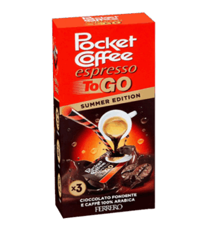 Pocket Coffee Espresso To Go Confezione da 3 Pezzi 64,8ml