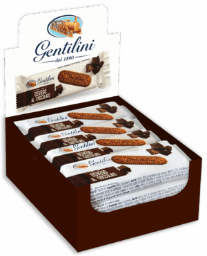 Gentilini Osvego Biscotti Secchi al Cioccolato ShowBox 12x27g