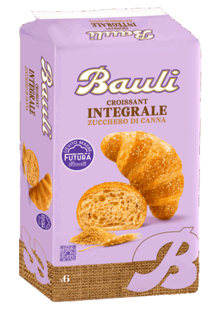 BauIi Croissant Integrale con Zucchero di Canna 222g
