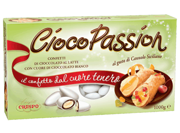 Crispo CiocoPassion Confetti Gusto Cannolo Siciliano con Cioccolato al Latte 1kg