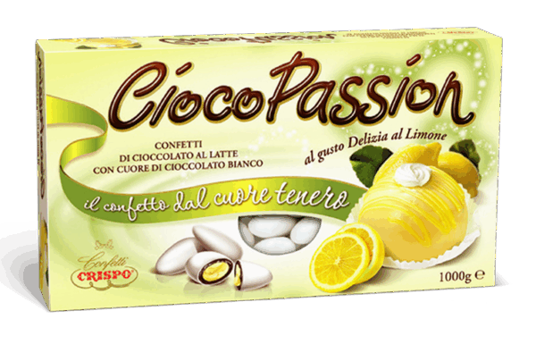 Crispo CiocoPassion Confetti Gusto Delizia al Limone con Cioccolato al Latte 1kg