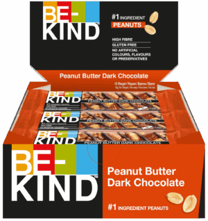 Be Kind Barrette al Burro d'Arachidi e Cioccolato Fondente Box 12x40g