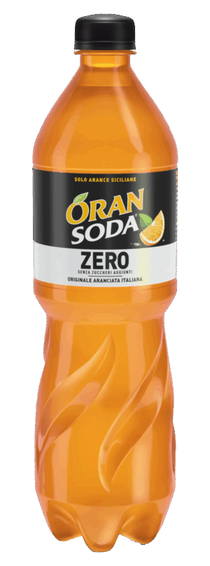 Oransoda Zero Bibita Analcolica al Succo di Arancia 1L