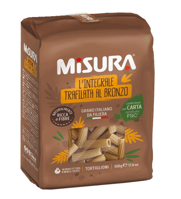 Misura Tortiglioni Integrali Ricchi di Fibre 500g