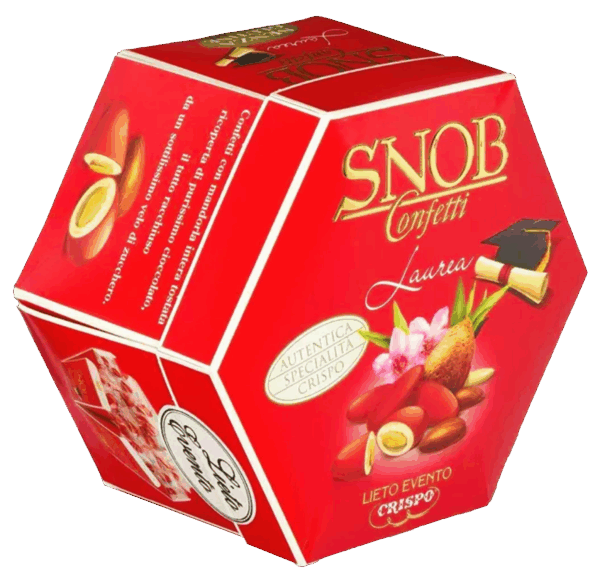 Crispo Snob Lieto Evento Confetti Rossi 6 Gusti 500g