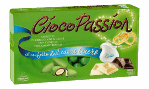 Crispo CiocoPassion Confetti Verdi con Cioccolato al Latte e Bianco 1kg