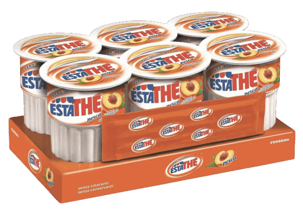 Estathe Thè Pesca in Brick 6x200ml