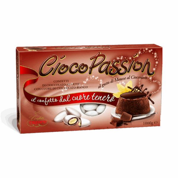 Crispo Cioco Passion Confetti Gusto Mousse Cioccolato con Cioccolato al Latte e Bianco 1kg