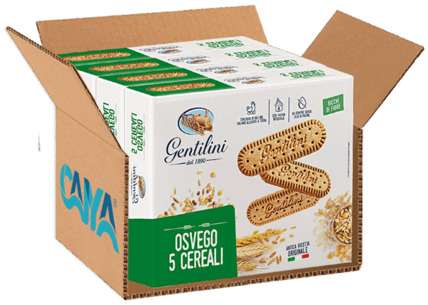 Gentilini Osvego 5 Cereali Biscotti con Farina Integrale e 5 Cereali 1Kg - immagine 4