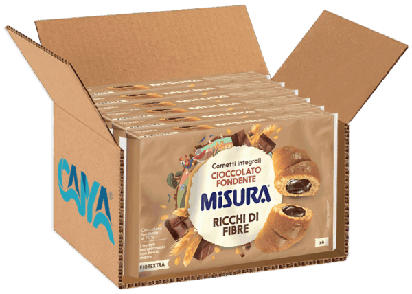 Misura Fibrextra Cornetti Integrali Cioccolato Fondente 308g - immagine 6