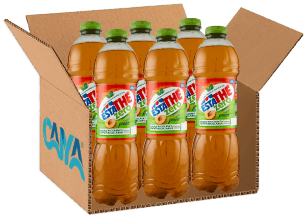 Estathè Limone Zero Bevanda di Thè al Limone Zero Zuccheri con Stevia 1,5L