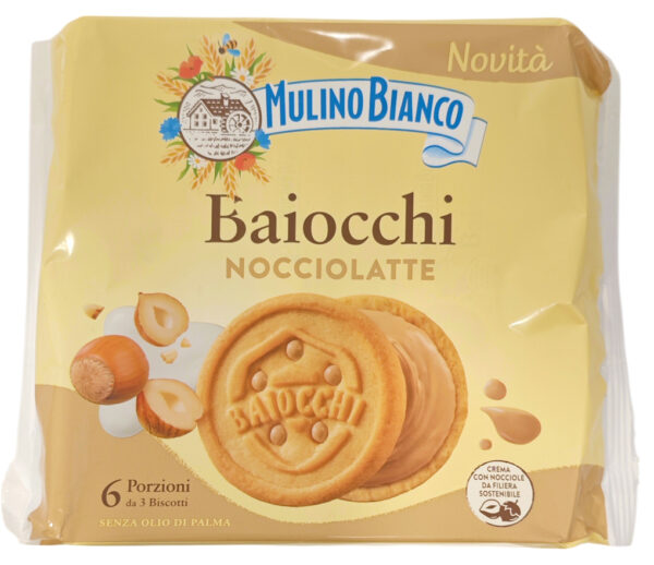 Mulino Bianco Baiocchi Nocciolatte 168g - immagine 3