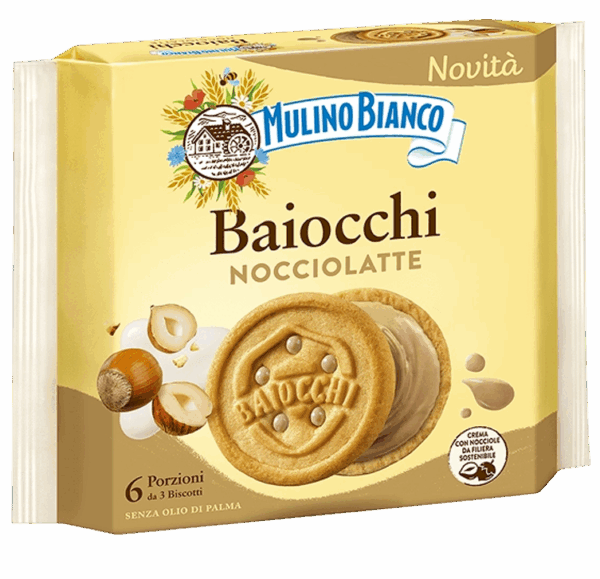 Mulino Bianco Baiocchi Nocciolatte 168g - immagine 2