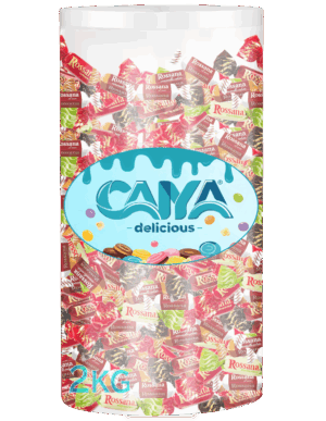 Cilindro Caramelle Rossana Gusti Assortiti 2kg