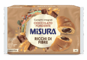 Misura Fibrextra Cornetti Integrali Cioccolato Fondente 308g